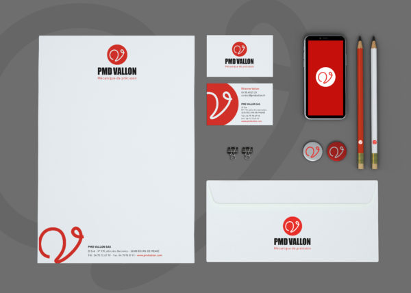 nouvelle identite graphique PMD VALLON