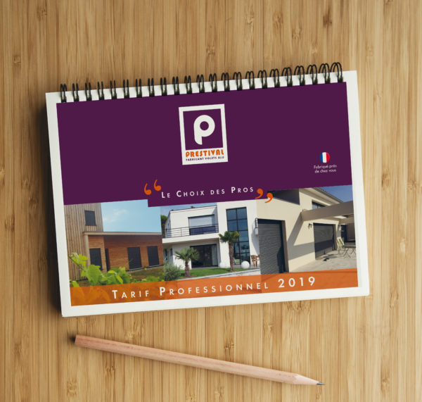 Création logo plaquettes Prestival