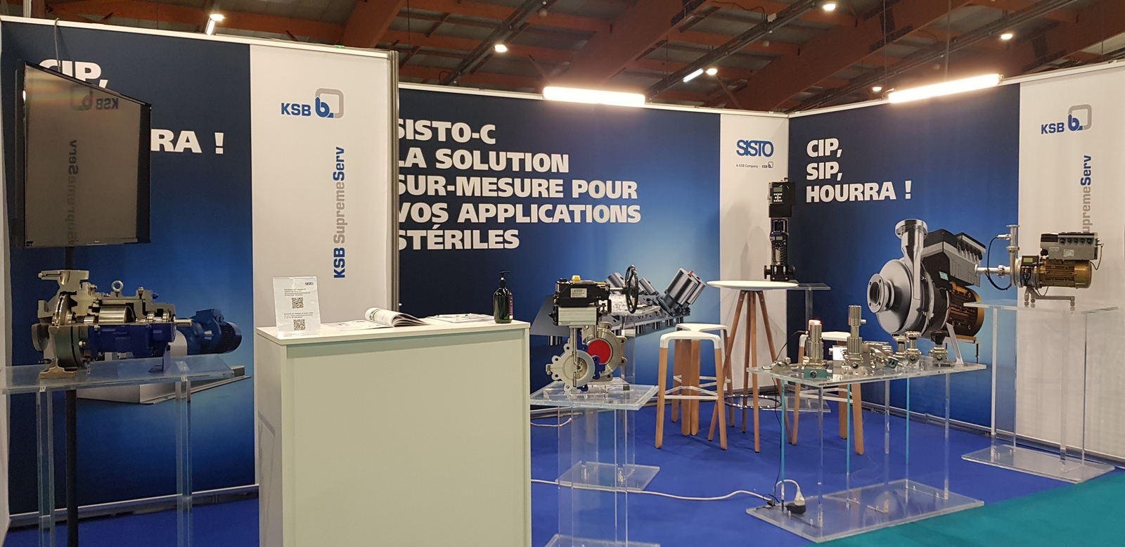 Décoration du stand KSB