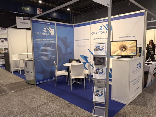 Stand METAVAR – Journée de l’hydroélectricité.